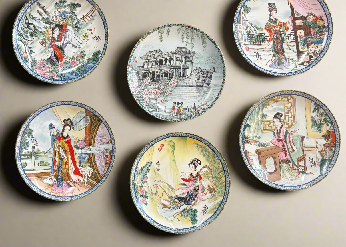 YUAN-CHUN /RED MANSION BEAUTIES/-КИТАЙСКИ ПОРЦЕЛАНОВИ ЧИНИИ