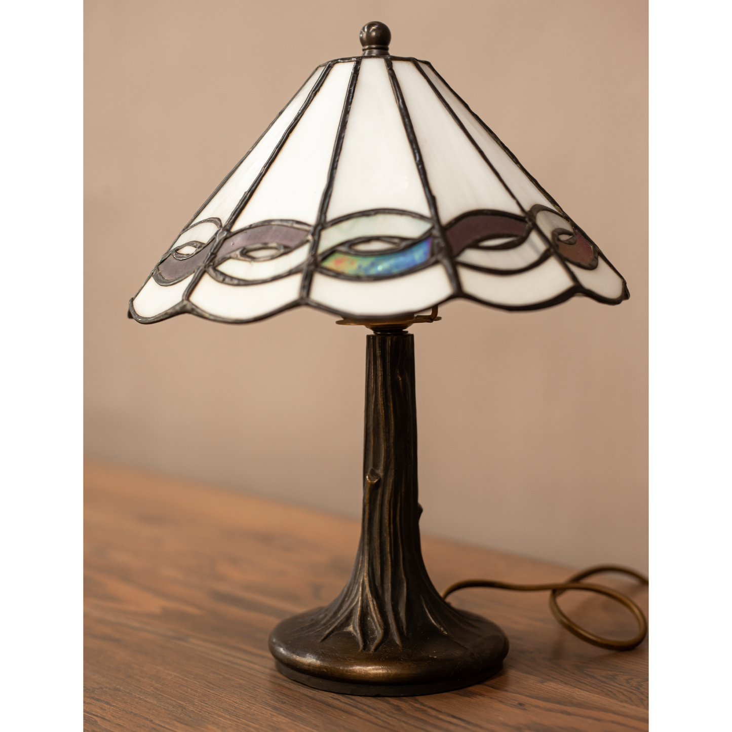 Нощна лампа тип "Тифани" - My Dutch House-мебели-намаление