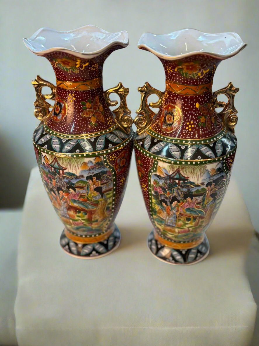 КОМПЛЕКТ КИТАЙСКИ ПОРЦЕЛАНОВИ ВАЗИ