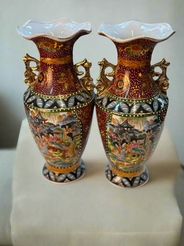 КОМПЛЕКТ КИТАЙСКИ ПОРЦЕЛАНОВИ ВАЗИ