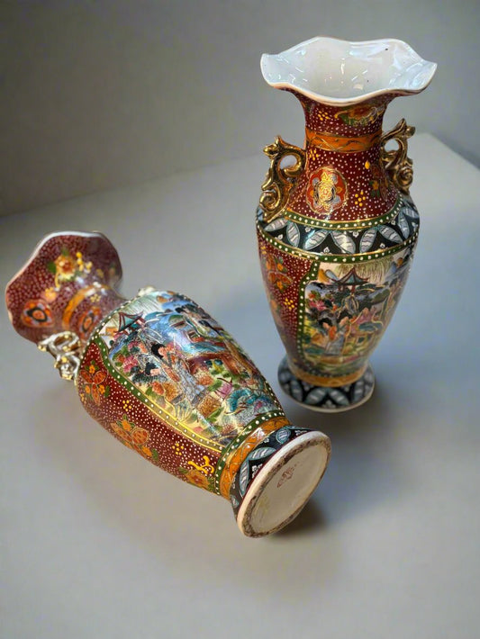 КОМПЛЕКТ КИТАЙСКИ ПОРЦЕЛАНОВИ ВАЗИ