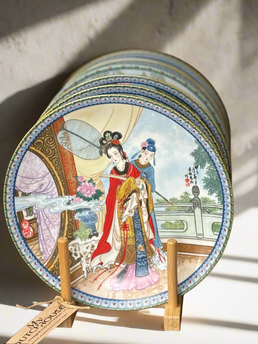 JIA YUAN CHUN/RED MANSION BEAUTIES/ -КИТАЙСКИ ПОРЦЕЛАНОВИ ЧИНИИ