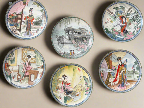 HSI-FENG /RED MANSION BEAUTIES/- КИТАЙСКИ ПОРЦЕЛАНОВИ ЧИНИИ