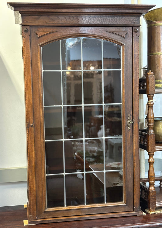 СТЕННА БИБЛИОТЕКА-ШКАФ ОТ ДЪБ