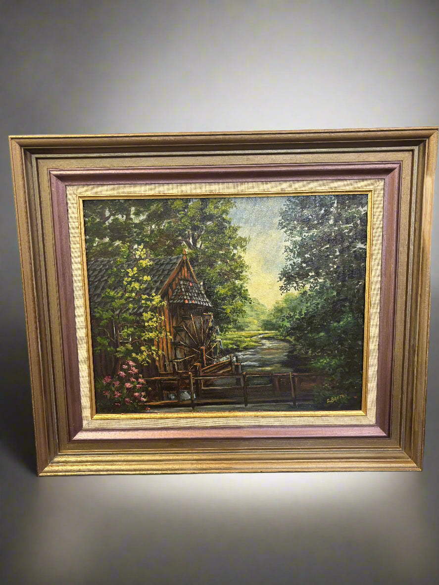 FOREST LANDSCAPE WITH MILL