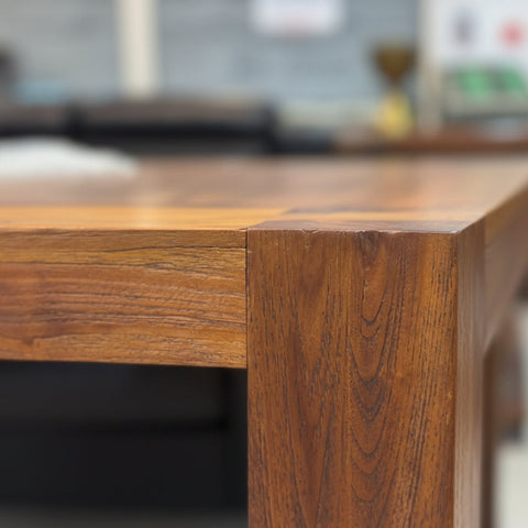 Профил и дебелина на плот от масивно дърво (Solid Wood Table Top Edge Detail) - Acacia/Mango Wood Texture