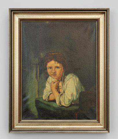 РЕПРОДУКЦИЯ НА „МОМИЧЕ НА ПРОЗОРЕЦА“/„КУХНЕНСКАТА ПРИСЛУЖНИЦА“/ РЕМБРАНД-МАСЛО