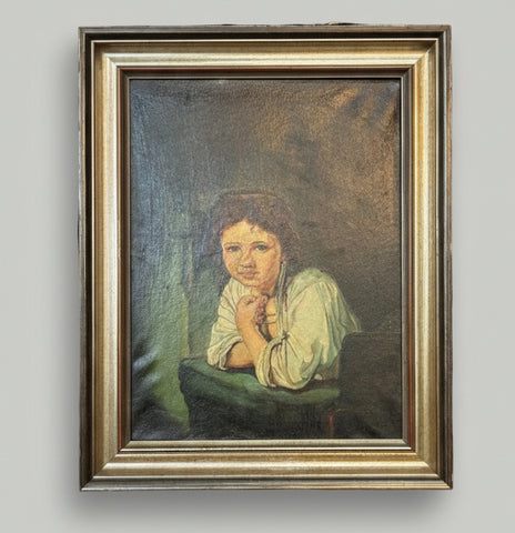 РЕПРОДУКЦИЯ НА „МОМИЧЕ НА ПРОЗОРЕЦА“/„КУХНЕНСКАТА ПРИСЛУЖНИЦА“/ РЕМБРАНД-МАСЛО