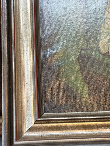 РЕПРОДУКЦИЯ НА „МОМИЧЕ НА ПРОЗОРЕЦА“/„КУХНЕНСКАТА ПРИСЛУЖНИЦА“/ РЕМБРАНД-МАСЛО