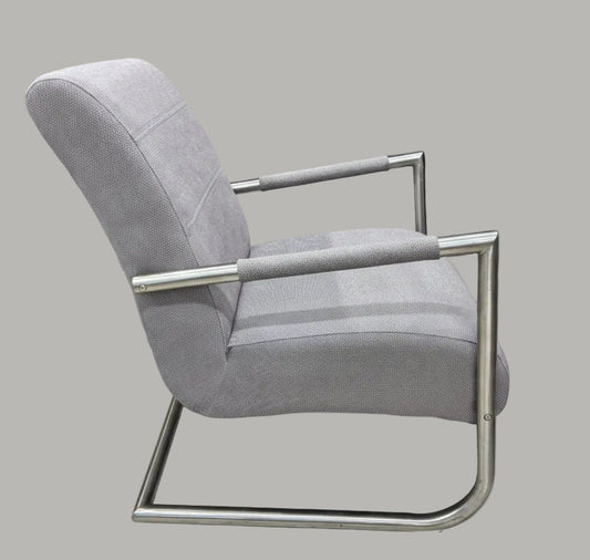 Kreslo Angelica Fenders in Gray - Left Side Profile Detail