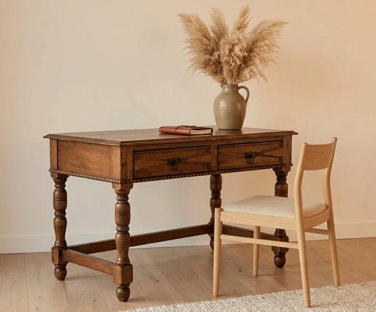 Естествен фладер на дъб (Natural Oak Grain) - Antique Jacobean Table Top