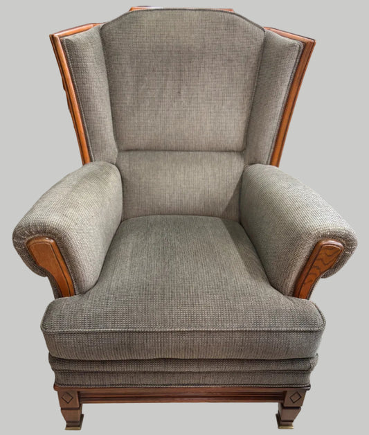 ВИНТИДЖ „WINGBACK“ КРЕСЛО ОТ МАСИВ