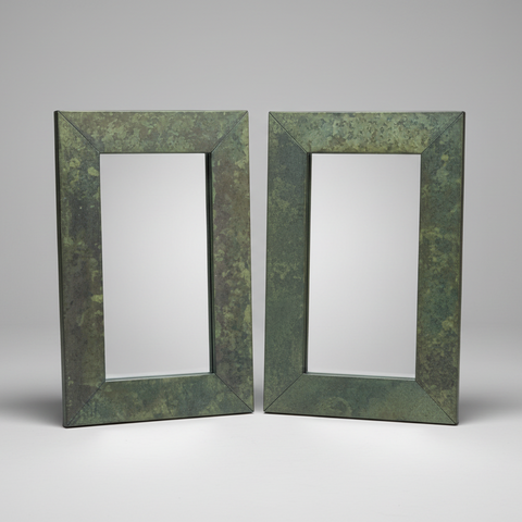 Двойка декоративни огледала Urban Rust (Pair of Decorative Urban Rust Mirrors) – Модерен минимализъм – Front View