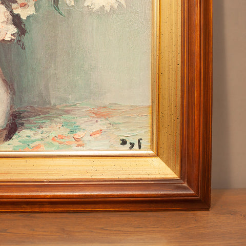 EMBOSSED PRINT PAINTING BOUQUET DE FLEURS - MARCEL DIFF