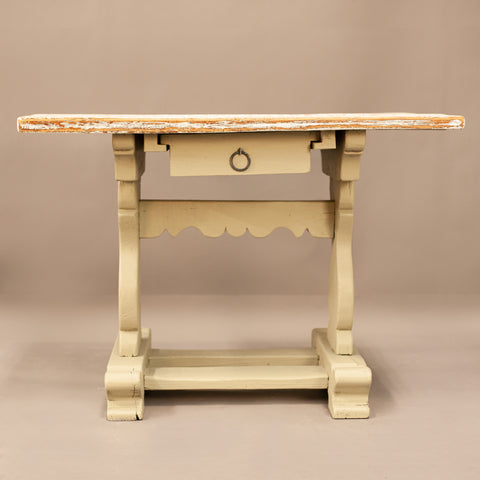 Рустикална масичка за кафе My Dutch House (My Dutch House Rustic Coffee Table) – Масивен дъб и маслинов цвят – Primary View