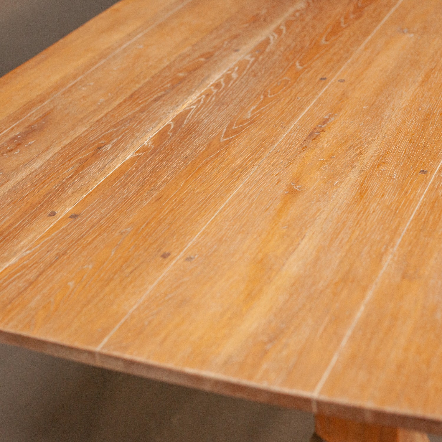 Текстура на плот от естествен светъл дъб (Natural Light Oak Wood Grain Texture) – Реновирана повърхност – Macro View