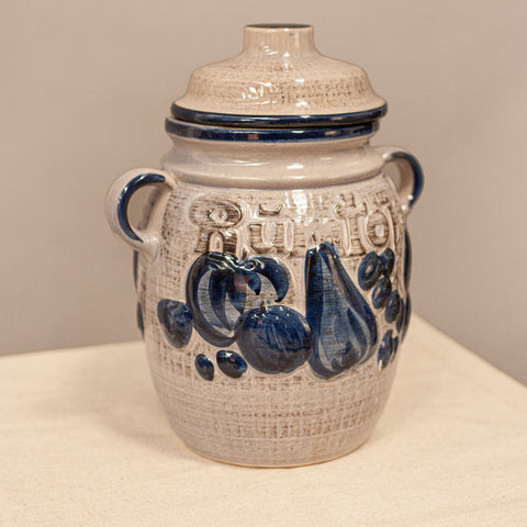 Немско керамично гърне за Румтопф 30 см (Traditional German Rumtopf Pot) – Ръчно изработена керамика – Side View
